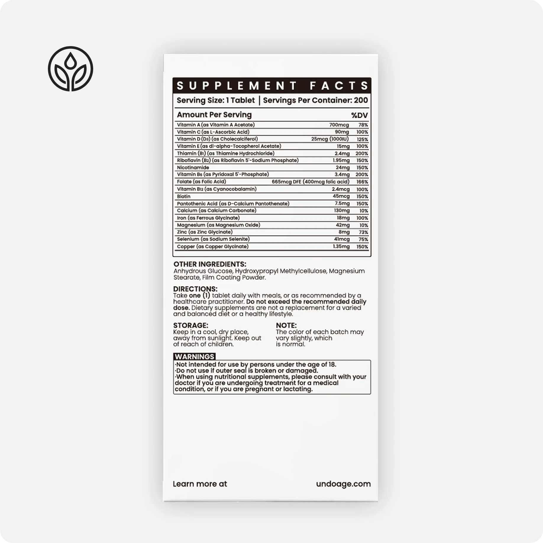 活性女士复合维生素